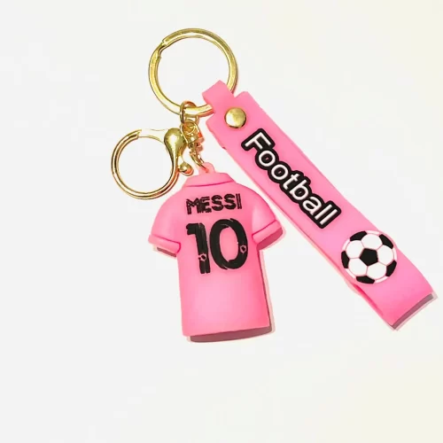 Llavero Polera Fútbol Messi Inter Miami Rosada