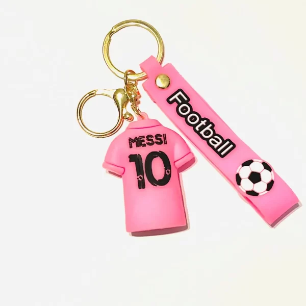 Llavero Polera Fútbol Messi Inter Miami Rosada