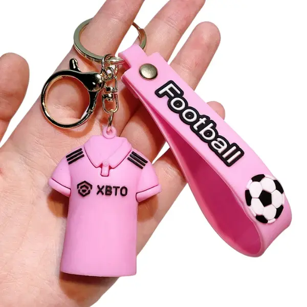 Llavero Polera Fútbol Messi Inter Miami Rosada