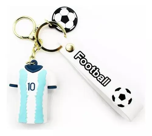 Llavero Polera Fútbol Messi Selección Argentina