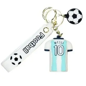 Llavero Polera Fútbol Messi Selección Argentina