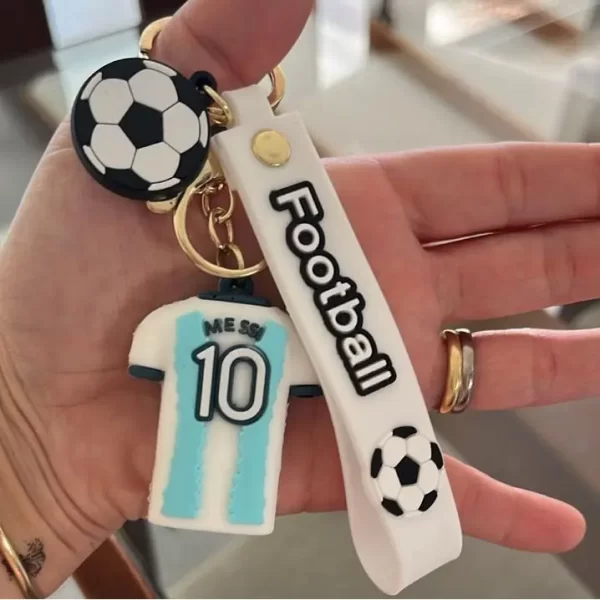 Llavero Polera Fútbol Messi Selección Argentina