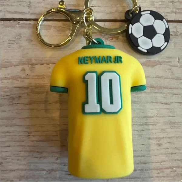 Llavero Polera Fútbol Neymar Selección Brasil
