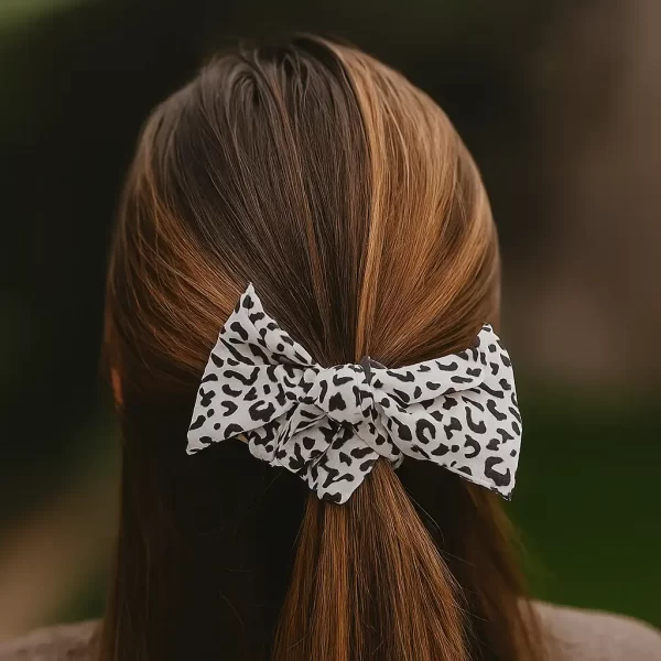 Set Colets Animal Print Blanco