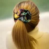 Scrunchies Flores Azul