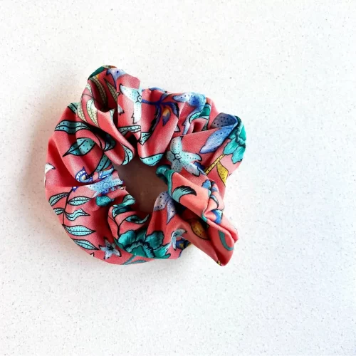 Scrunchies Flores Damasco