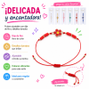 Pulsera Flores Colores