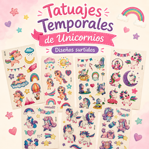 Tatuajes Unicornio Brillantes
