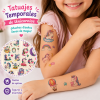 00020MT-3 Tatuajes Unicornio Brillantes