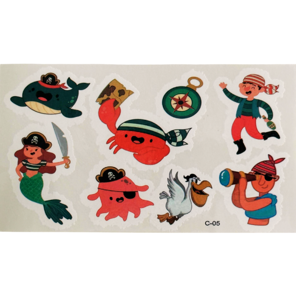 Tatuajes Piratas Set