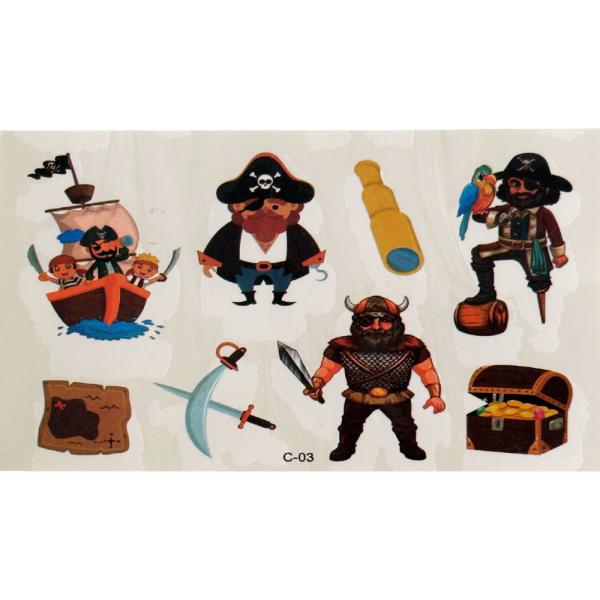 Tatuajes Piratas Set
