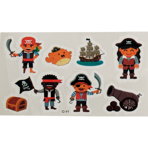 Tatuajes Piratas Set