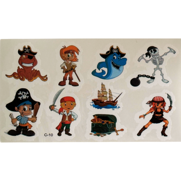 Tatuajes Piratas Set