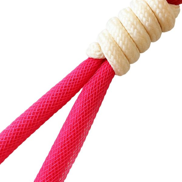 Llavero Cordón (rosado, blanco y morado)