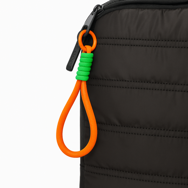 Llavero Cordón (verde, naranjo y azul)