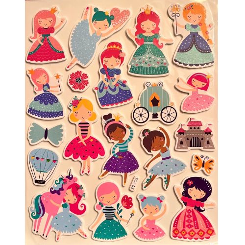 Stickers Princesas 3D