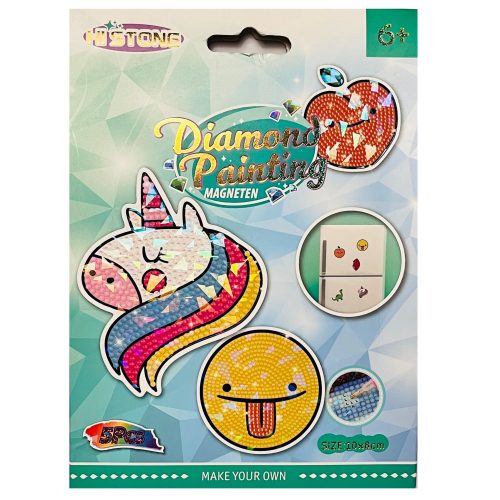 Imanes de Diamantes Unicornio