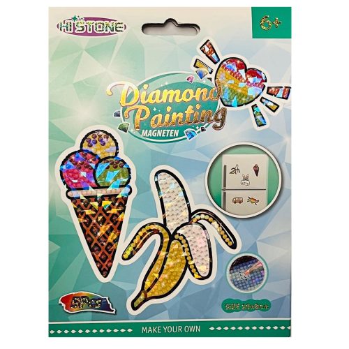 Imanes de Diamantes Comida Divertida