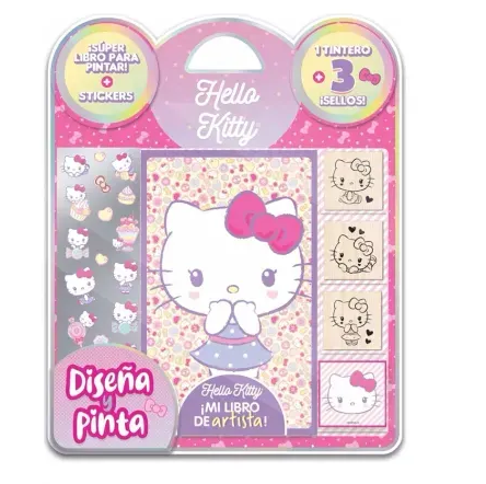 Libro para Pintar y Diseñar Hello Kitty