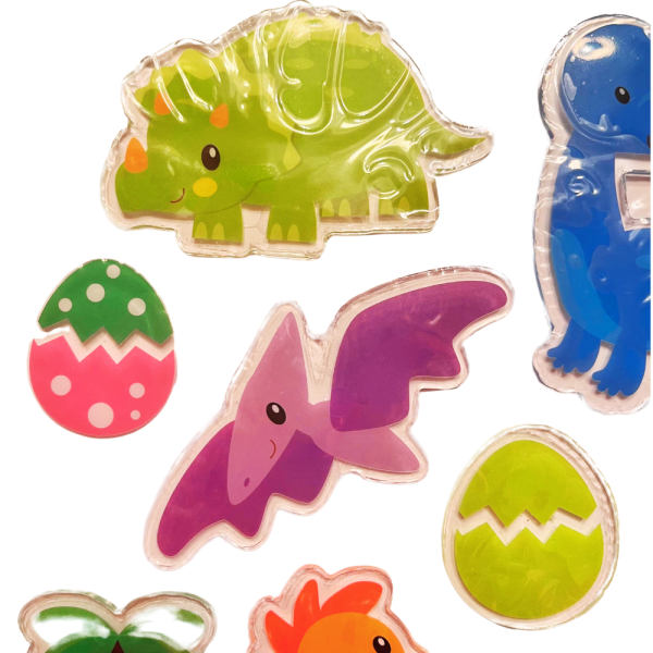 Adhesivos gel Dinosaurios
