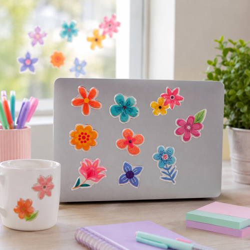 Adhesivos gel Flores