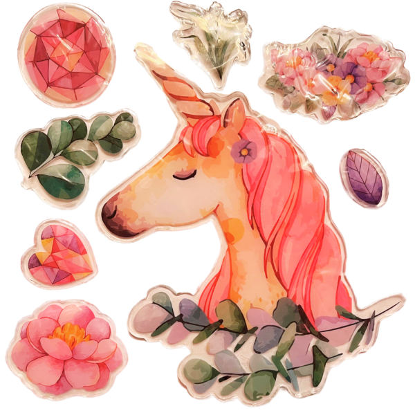Adhesivos gel Unicornio
