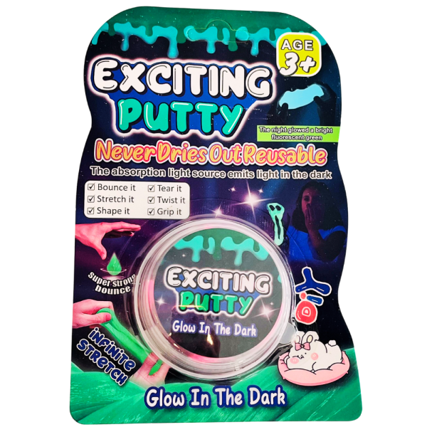 00141MT-1 Exciting Putty Glow In The Dark