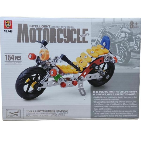 Mekano motocicleta 154 piezas