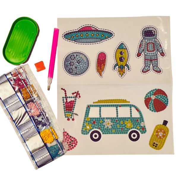 00165MT-1 Sticker pintura diamantes Mix Diseños