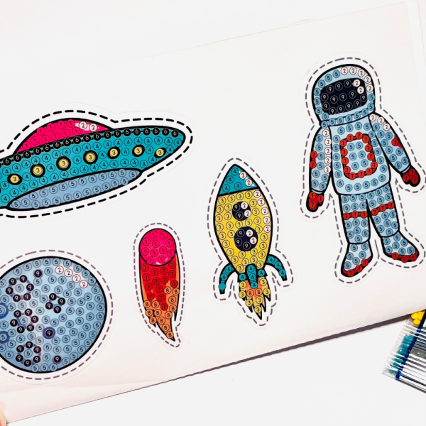 00165MT-3 Sticker pintura diamantes Mix Diseños