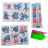 00166MT-1 Sticker pintura diamantes Stitch