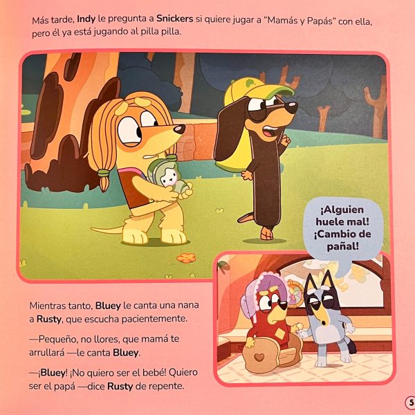 00168MT-2 Libro Bluey, Mamas y Papas
