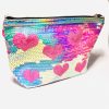 Estuche lentejuelas celeste