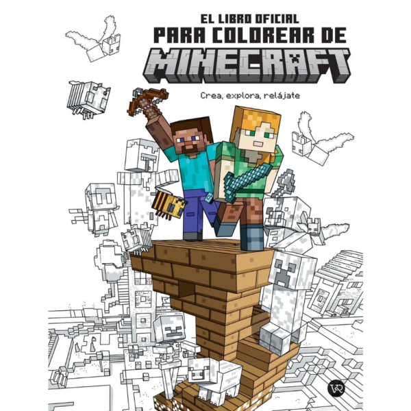 Libro para pintar Minecraft