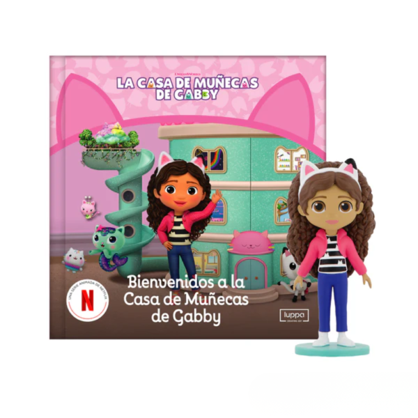 00236MT-1 Libro Bienvenidos a la Casa de Muñecas de Gabby + Figura Gabby
