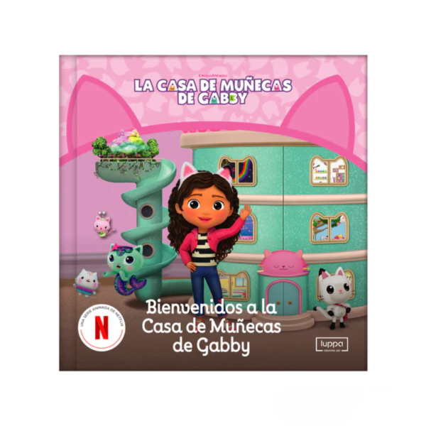 00236MT-4 Libro Bienvenidos a la Casa de Muñecas de Gabby + Figura Gabby