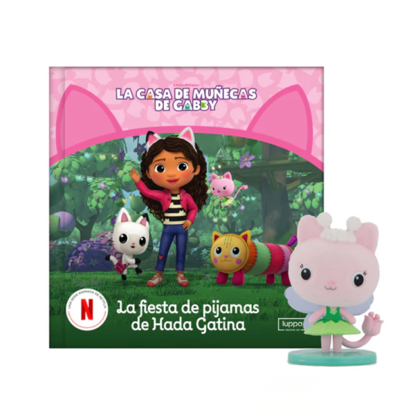 Libro La Fiesta de Pijamas de Hada Gatina + Figura Hada Gatina