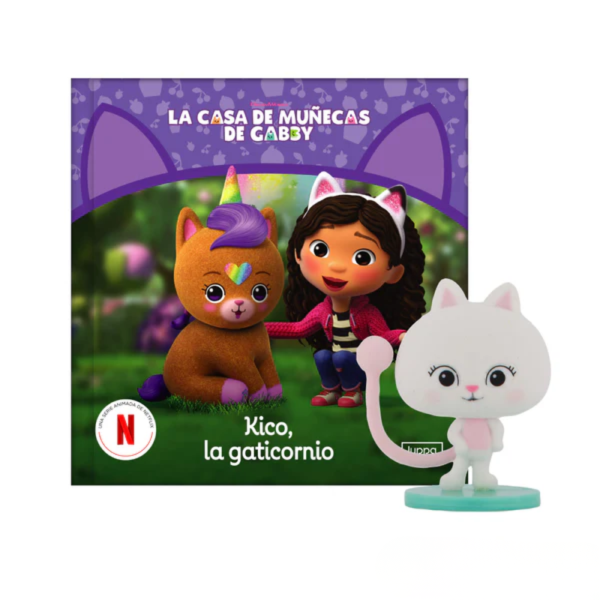 Libro Kico, la Gaticornio + Figura Suave Esponjosa