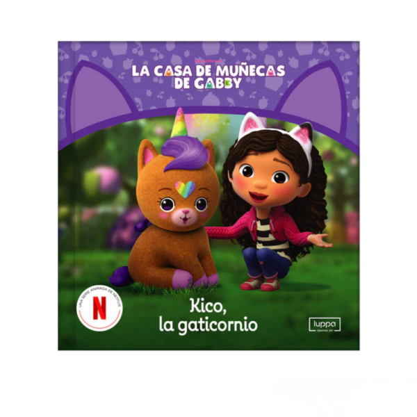 Libro Kico, la Gaticornio + Figura Suave Esponjosa