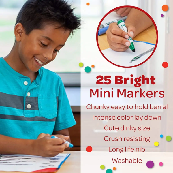 00327MT-7 Maleta de Marcadores Crayola
