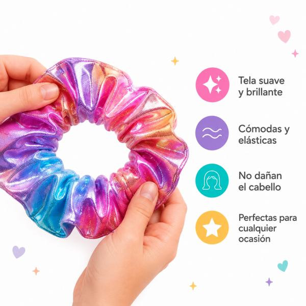 Scrunchies Metalizados