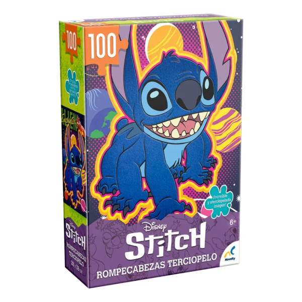 00378MT-1 Puzzle terciopelo Stitch