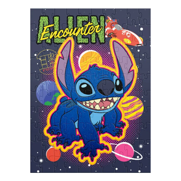 00378MT-2 Puzzle terciopelo Stitch