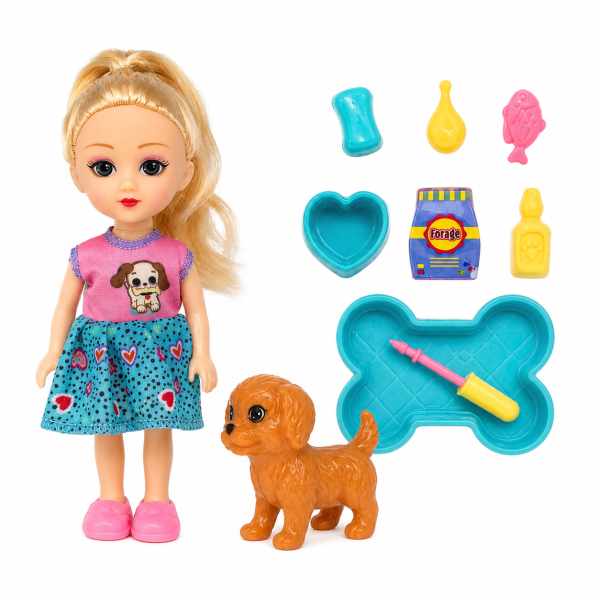 Muñeca con perro