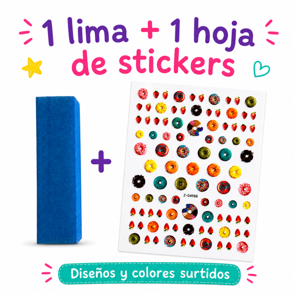 Set Stickers Uñas