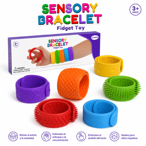 Pulseras Sensoriales de Texturas