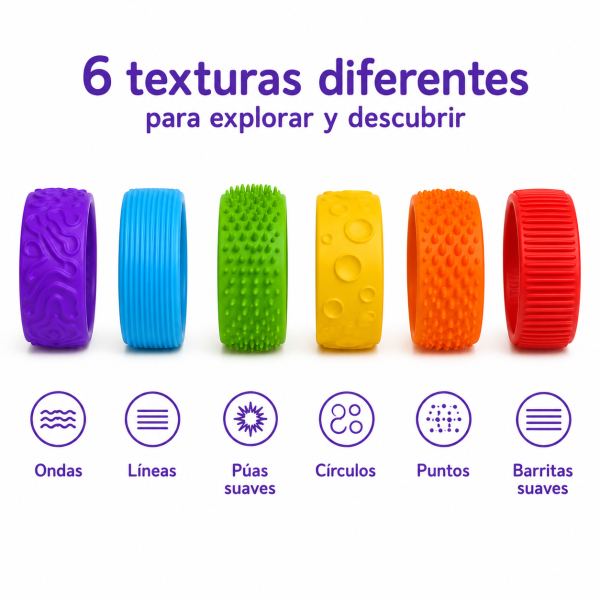 Pulseras Sensoriales de Texturas