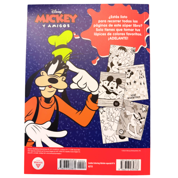 Libro pintar Mickey y amigos