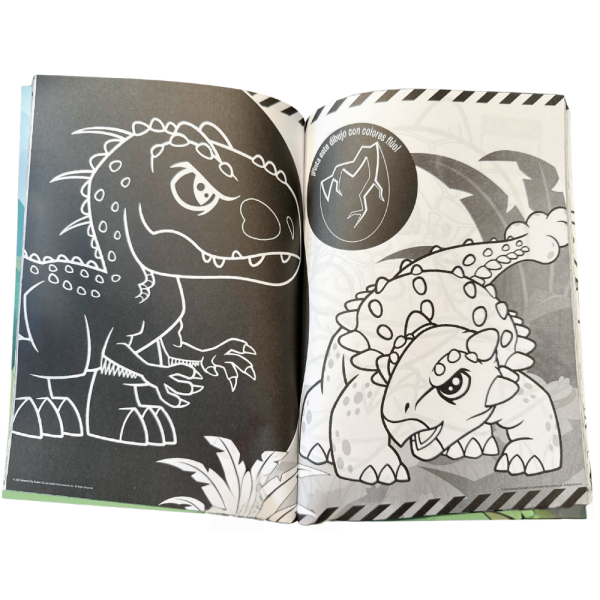Libro pintar Jurasic World